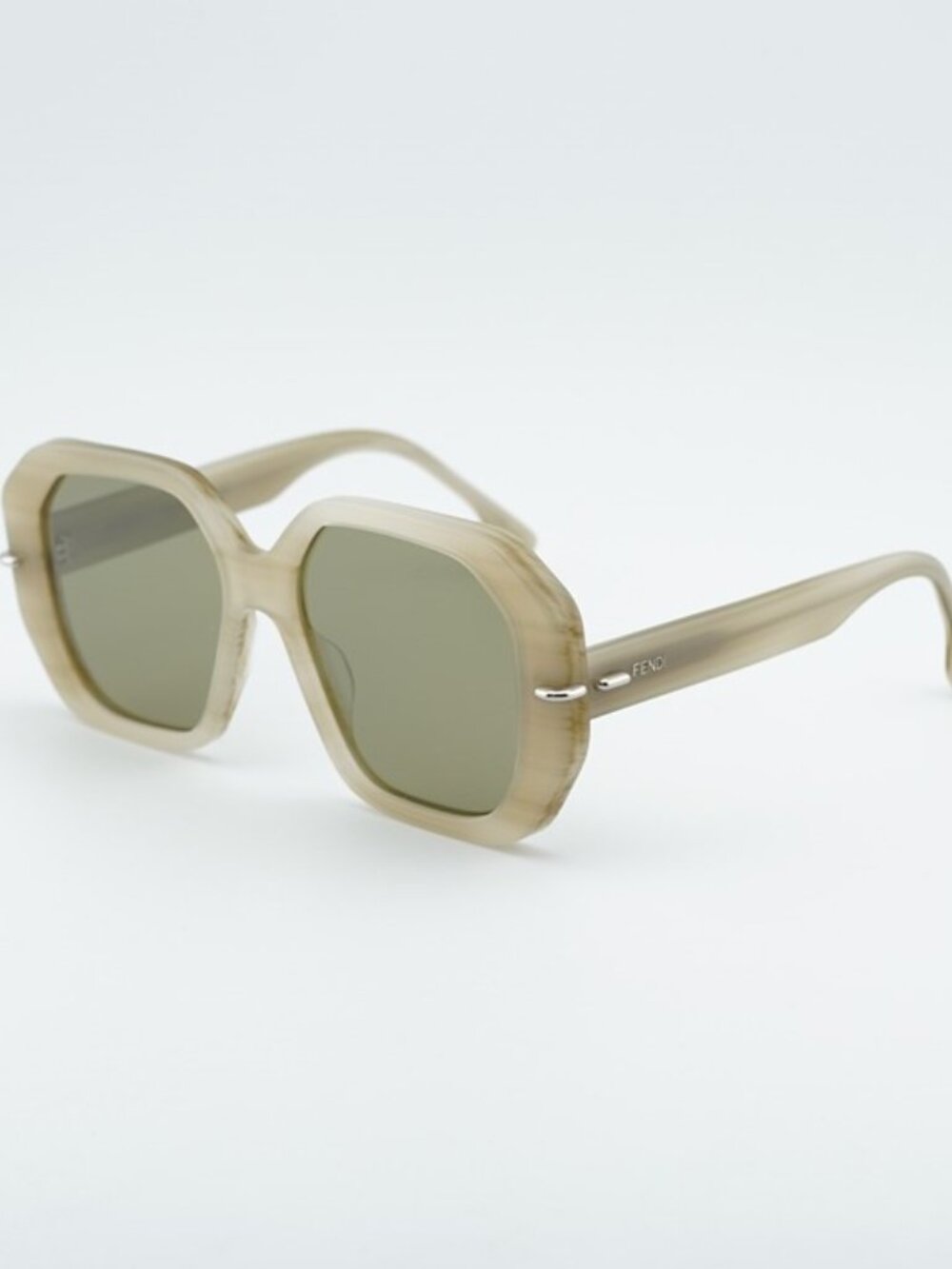 Fendi FE40173I 60Q Sunglasses Shiny Brown Square Frame,Brown Silver Mirror Lense